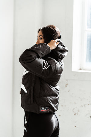 HL PUFFER JACKET - BLACK & WHITE