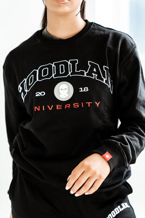 HOODLAN UNIVERSITY CREWNECK