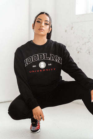 HOODLAN UNIVERSITY CREWNECK