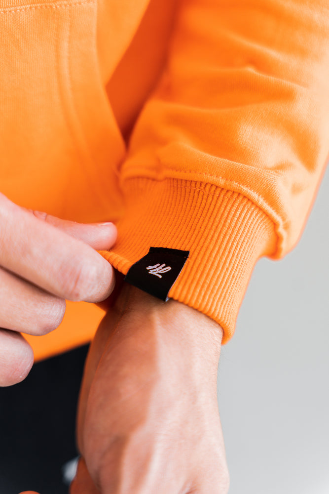 HOODLAN VARSITY HOODIE - ORANGE