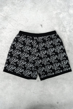 HDLN PATTERN BEACH SHORTS