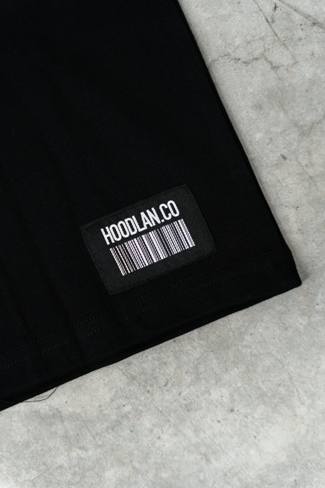 HDLN PROPER TEE - Black/Blue